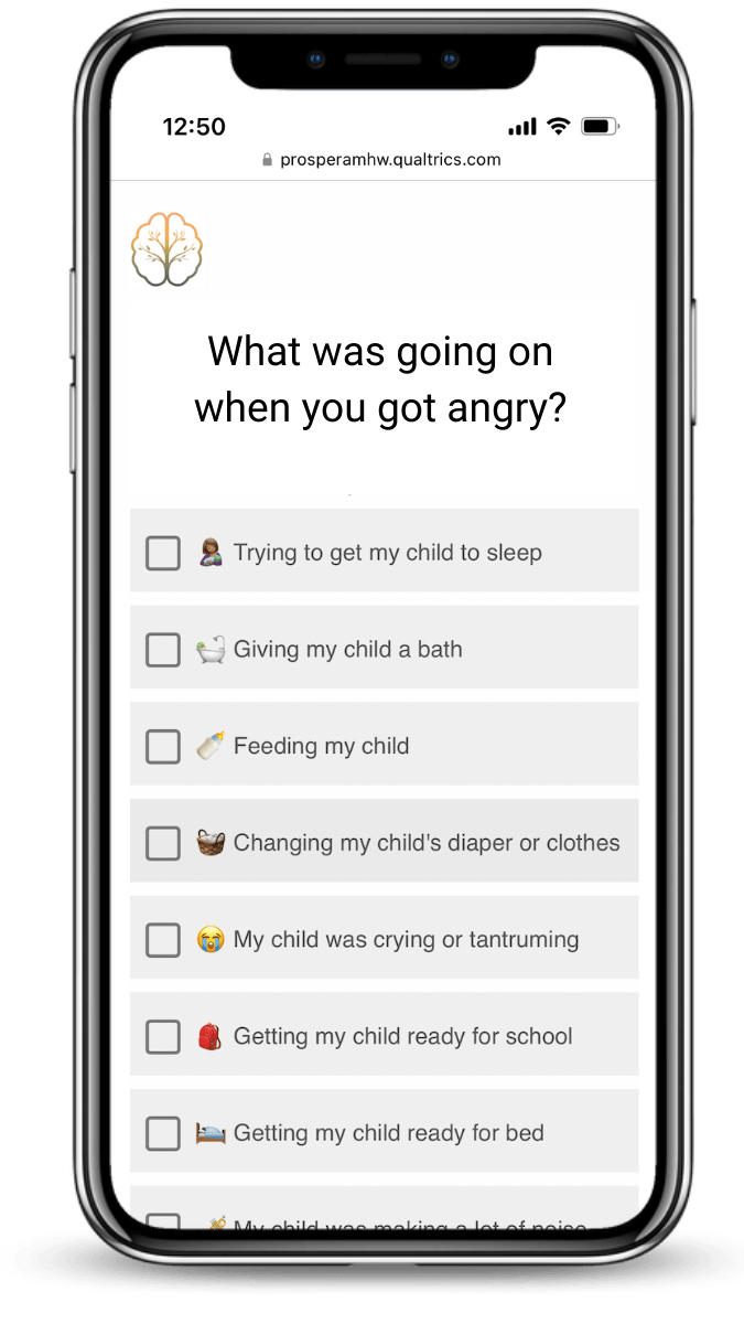 Image of a tool for managing postpartum rage